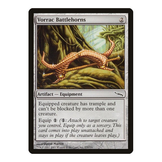 Vorrac Battlehorns (MRD) #271 Common (Lightly Played) Mirrodin Magic: The Gathering: 2003