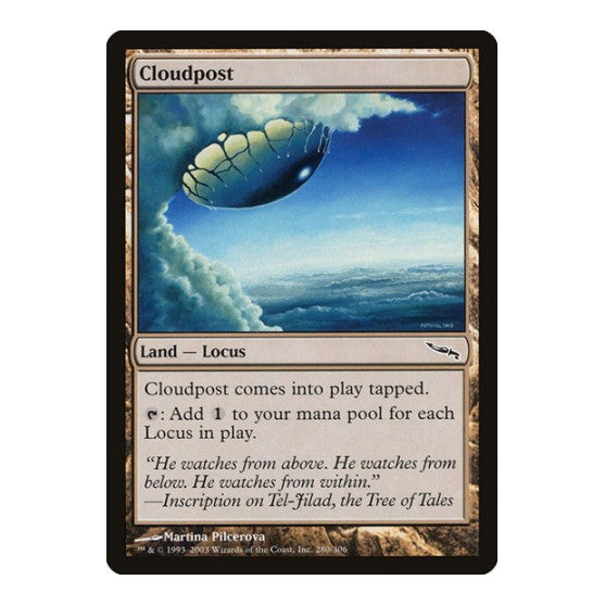 Cloudpost (MRD) #280 Common (Lightly Played) Mirrodin Magic: The Gathering: 2003