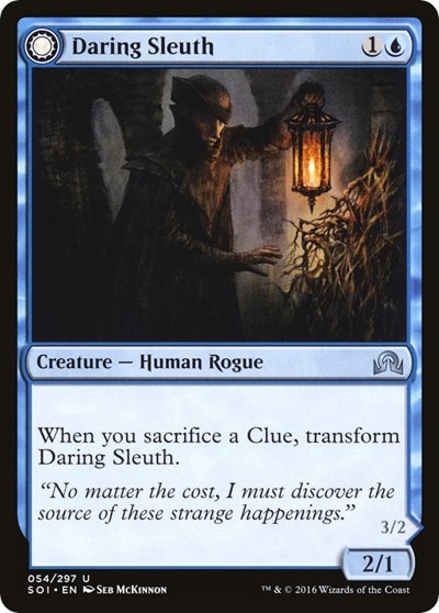 Daring Sleuth (SOI) #54 Uncommon (Lightly Played) Shadows over Innistrad Magic: The Gathering: 2016
