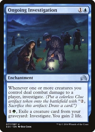 Ongoing Investigation (SOI) #77 Uncommon (Lightly Played) Shadows over Innistrad Magic: The Gathering: 2016