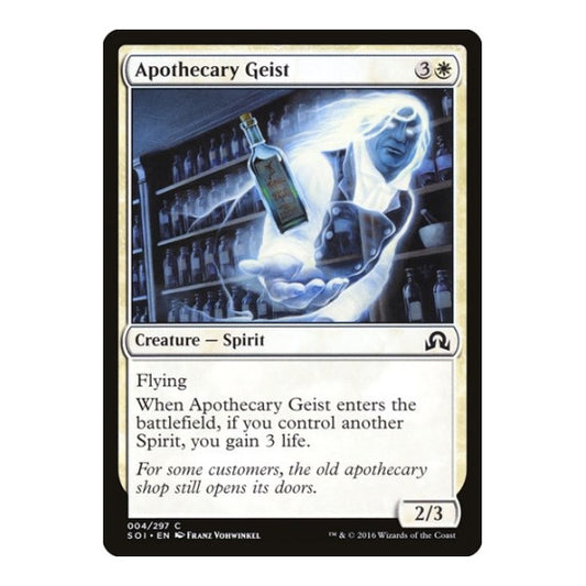 Apothecary Geist (SOI) #4 Common Shadows over Innistrad Magic: The Gathering: 2016