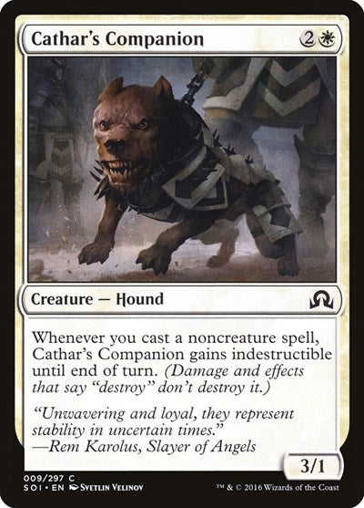 Cathars Companion (SOI) #9 Common (Lightly Played) Shadows over Innistrad Magic: The Gathering: 2016