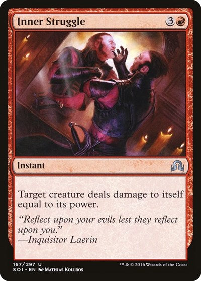 Inner Struggle (SOI) #167 Uncommon (Lightly Played) Shadows over Innistrad Magic: 2016
