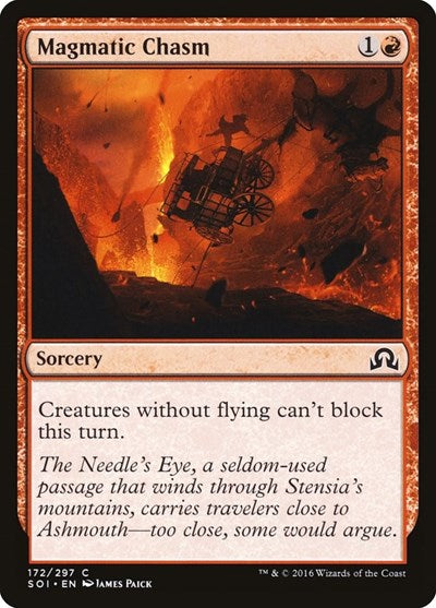 Magmatic Chasm (SOI) #172 Common Shadows over Innistrad Magic: The Gathering: 2016