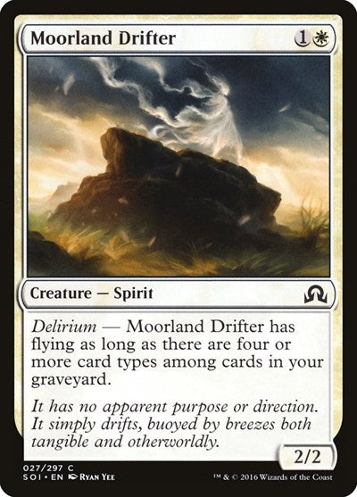 Moorland Drifter (SOI) #27 Common (Lightly Played) Shadows over Innistrad Magic: The Gathering: 2016