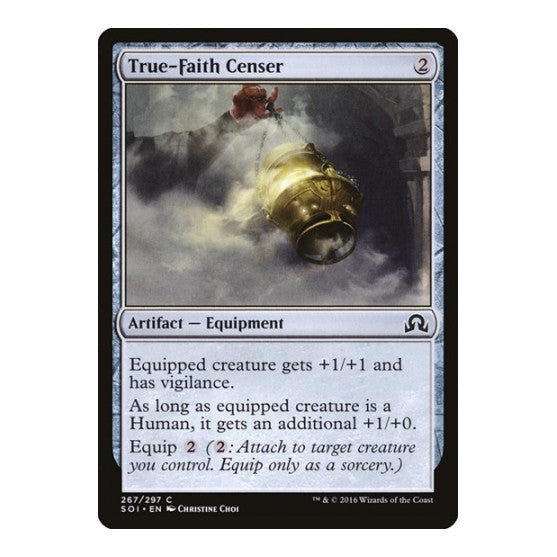True-Faith Censer (SOI) #267 Common (Lightly Played) Shadows over Innistrad Magic: The Gathering: 2016