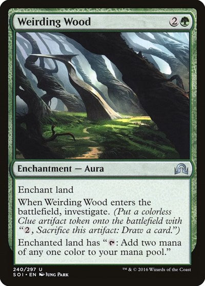 Weirding Wood (SOI) #240 Uncommon (Lightly Played) Shadows over Innistrad Magic: The Gathering: 2016