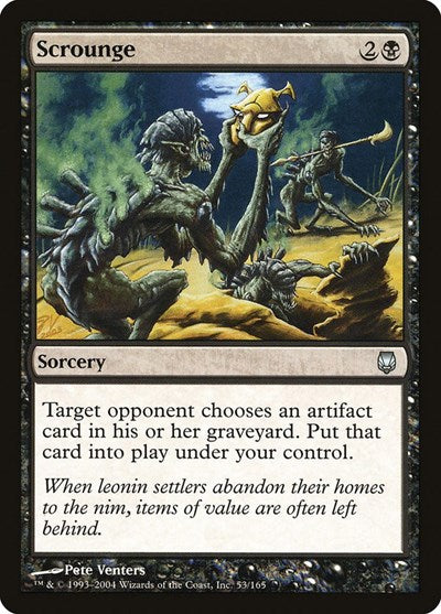 Scrounge (DST) #53 Uncommon (Moderately Played) Darksteel Magic: The Gathering: 2004