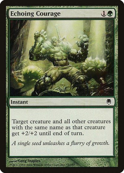 Echoing Courage (DST) #74 Common (Lightly Played) Darksteel Magic: 2004