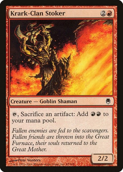Krark Clan Stoker (DST) #65 Common (Lightly Played) Darksteel Magic: The Gathering: 2004