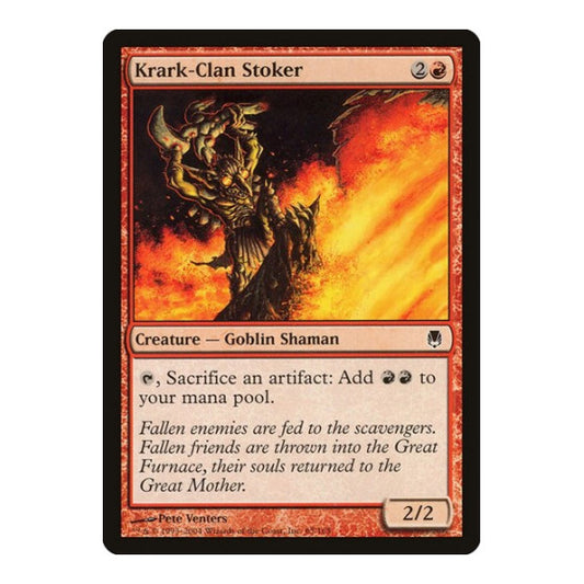 Krark-Clan Stoker (DST) #65 Common (Lightly Played) Darksteel Magic: The Gathering: 2004