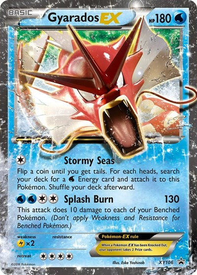 Gyarados EX (PR) #XY106 Promo (Holofoil Damaged) XY Promos Pokemon: 2013