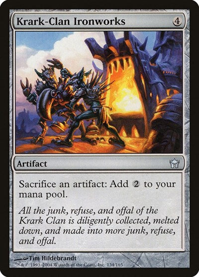Krark Clan Ironworks (5DN) #134 Uncommon (Moderately Played) Fifth Dawn Magic: The Gathering: 2004