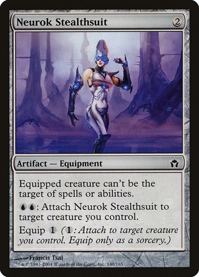 Neurok Stealthsuit (5DN) #140 Common (Lightly Played) Fifth Dawn Magic: The Gathering: 2004