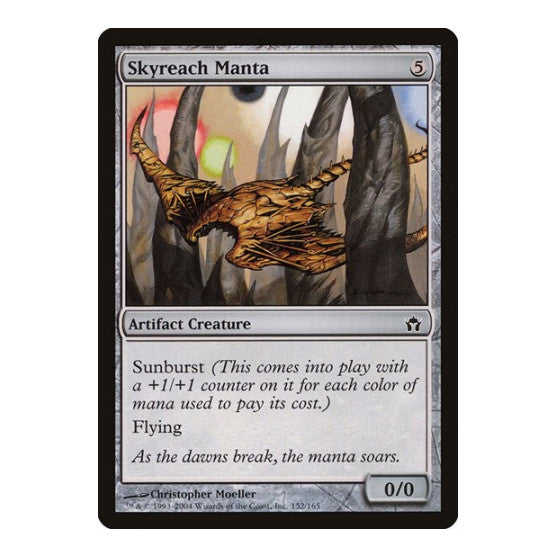 Skyreach Manta (5DN) #152 Common (Foil Lightly Played) Fifth Dawn Magic: The Gathering: 2004