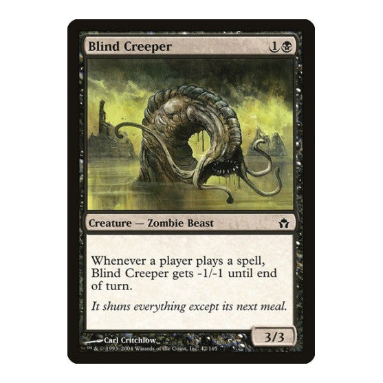 Blind Creeper (5DN) #42 Common (Moderately Played) Fifth Dawn Magic: The Gathering: 2004