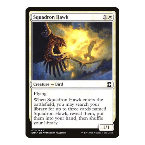 Squadron Hawk (EMA) #31 Common (Lightly Played) Eternal Masters Magic: The Gathering: 2016