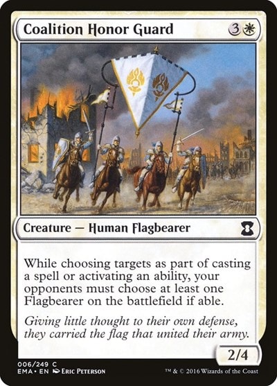 Coalition Honor Guard (EMA) #6 Common (Lightly Played) Eternal Masters Magic: The Gathering: 2016