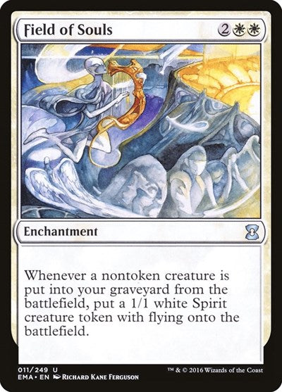Field of Souls (EMA) #11 Uncommon (Lightly Played) Eternal Masters Magic: The Gathering: 2016