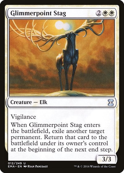 Glimmerpoint Stag (EMA) #12 Uncommon (Lightly Played) Eternal Masters Magic: The Gathering: 2016