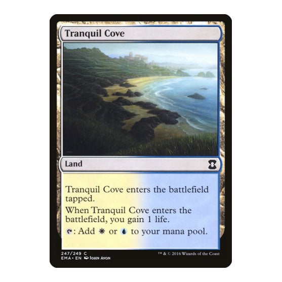 Tranquil Cove (EMA) #247 Common (Lightly Played) Eternal Masters Magic: The Gathering: 2016