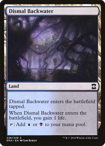 Dismal Backwater (EMA) #238 Common (Lightly Played) Eternal Masters Magic: The Gathering: 2016