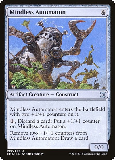 Mindless Automaton (EMA) #227 Uncommon (Lightly Played) Eternal Masters Magic: 2016