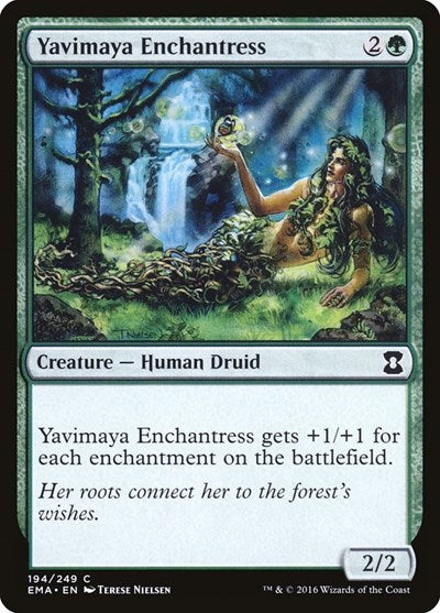 Yavimaya Enchantress (EMA) #194 Common (Lightly Played) Eternal Masters Magic: The Gathering: 2016