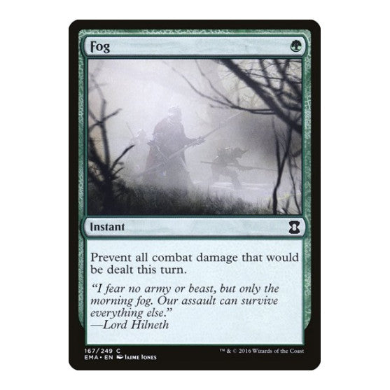 Fog (EMA) #167 Common (Lightly Played) Eternal Masters Magic: The Gathering: 2016