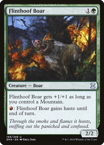 Flinthoof Boar (EMA) #166 Uncommon (Lightly Played) Eternal Masters Magic: 2016