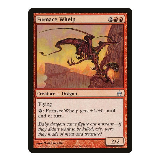 Furnace Whelp (5DN) #65 Uncommon (Lightly Played) Fifth Dawn Magic: The Gathering: 2004