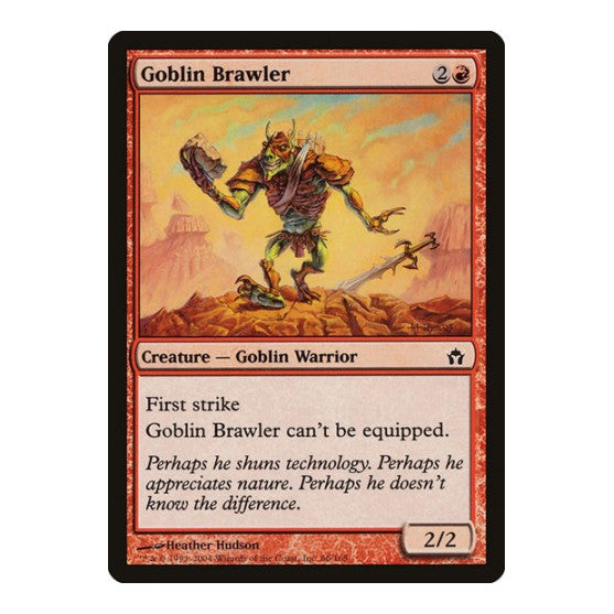 Goblin Brawler (5DN) #66 Common (Lightly Played) Fifth Dawn Magic: The Gathering: 2004