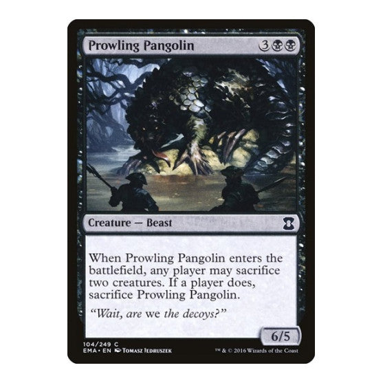 Prowling Pangolin (EMA) #104 Common (Lightly Played) Eternal Masters Magic: The Gathering: 2016