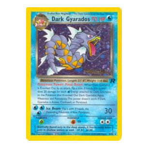 Dark Gyarados Prerelease (PR) #08/82 Promo (Holofoil Damaged) WoTC Promo Pokemon: 1999
