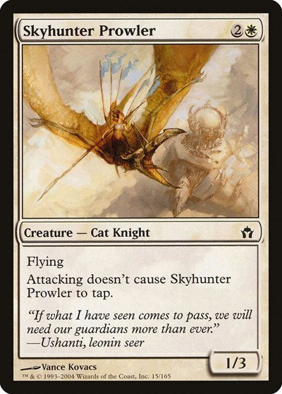 Skyhunter Prowler (5DN) #15 Common (Heavily Played) Fifth Dawn Magic: The Gathering: 2004
