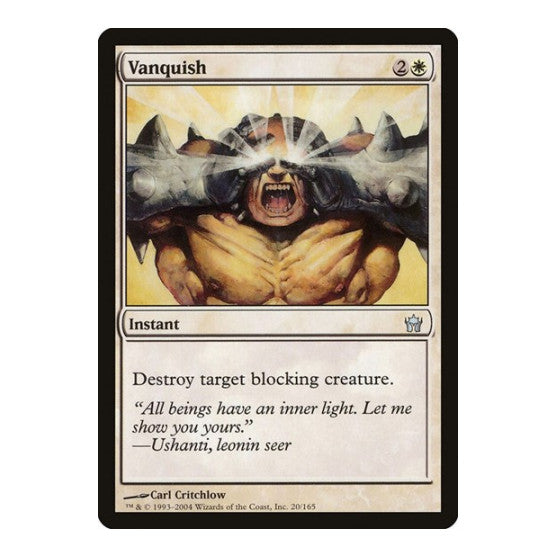 Vanquish (5DN) #20 Uncommon (Moderately Played) Fifth Dawn Magic: The Gathering: 2004