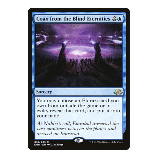 Coax from the Blind Eternities (EMN) #51 Rare (Lightly Played) Eldritch Moon Magic: The Gathering: 2016