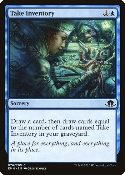 Take Inventory (EMN) #76 Common Eldritch Moon Magic: The Gathering: 2016