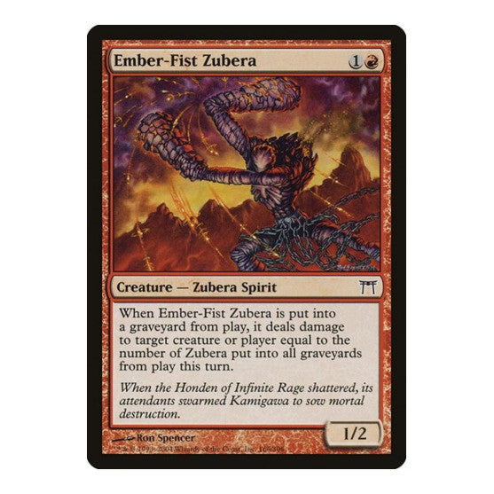 Ember Fist Zubera (CHK) #166 Common (Lightly Played) Champions of Kamigawa Magic: The Gathering: 2004
