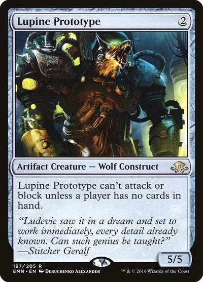 Lupine Prototype (EMN) #197 Rare (Heavily Played) Eldritch Moon Magic: The Gathering: 2016