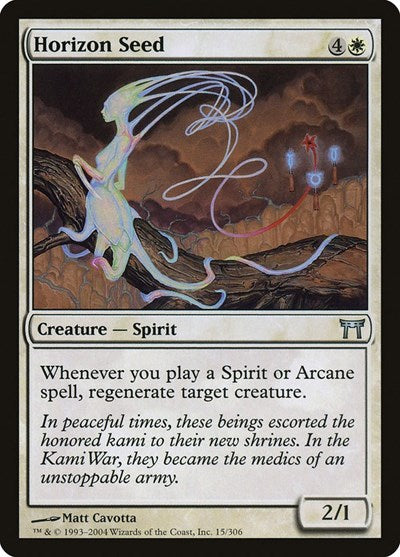 Horizon Seed (CHK) #15 Uncommon (Near Mint) Champions of Kamigawa Magic: The Gathering: 2004