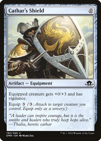 Cathars Shield (EMN) #192 Common (Lightly Played) Eldritch Moon Magic: 2016