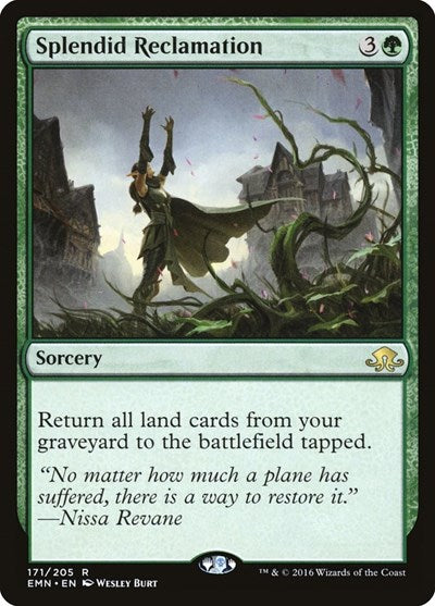 Splendid Reclamation (EMN) #171 Rare (Moderately Played) Eldritch Moon Magic: The Gathering: 2016