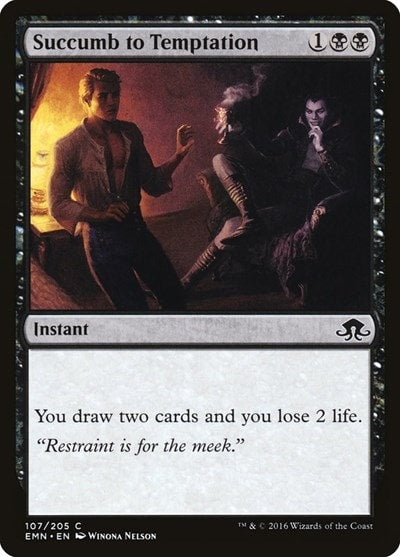 Succumb to Temptation (EMN) #107 Common (Lightly Played) Eldritch Moon Magic: The Gathering: 2016