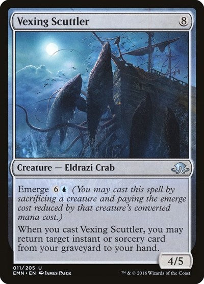 2016 Magic: Eldritch Moon (EMN) - Vexing Scuttler (#11, Uncommon) (, Lightly Played)