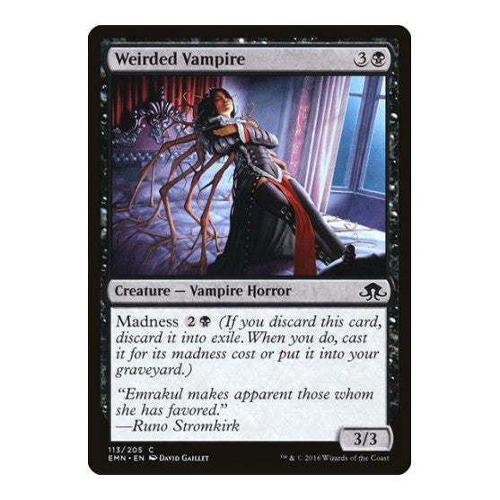 Weirded Vampire (EMN) #113 Common (Lightly Played) Eldritch Moon Magic: The Gathering: 2016