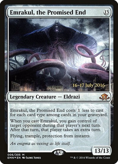 Emrakul the Promised End (PRE) #6s Mythic Rare (Foil Near Mint) Prerelease Cards Magic: The Gathering: 2026