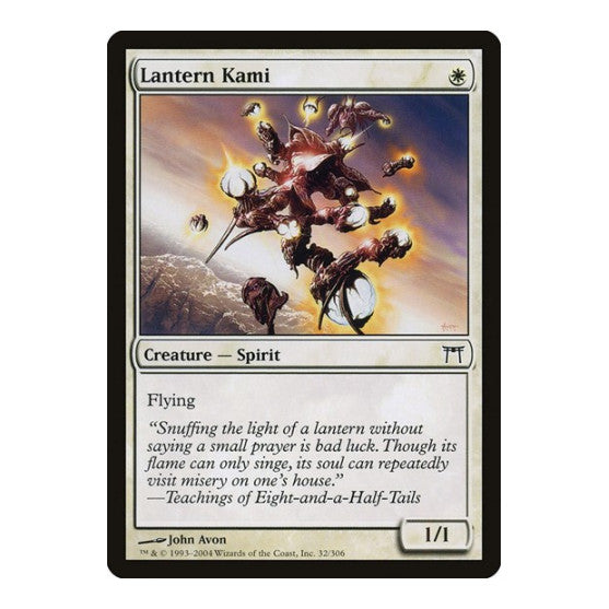 Lantern Kami (CHK) #32 Common (Lightly Played) Champions of Kamigawa Magic: The Gathering: 2004