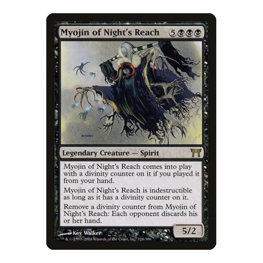Myojin of Night's Reach (CHK) #126 Rare Champions of Kamigawa Magic: The Gathering: 2004