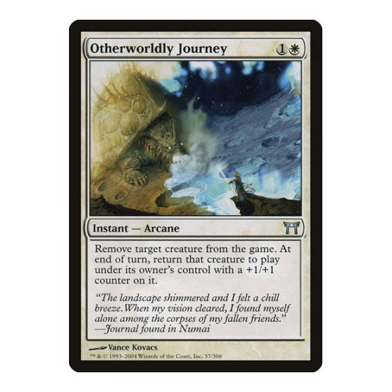Otherworldly Journey (CHK) #37 Uncommon (Lightly Played) Champions of Kamigawa Magic: The Gathering: 2004